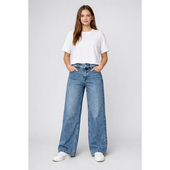 Abercrombie & Fitch Other - Abercrombie Kids High Rise Wide Leg Long 13|14 EUC